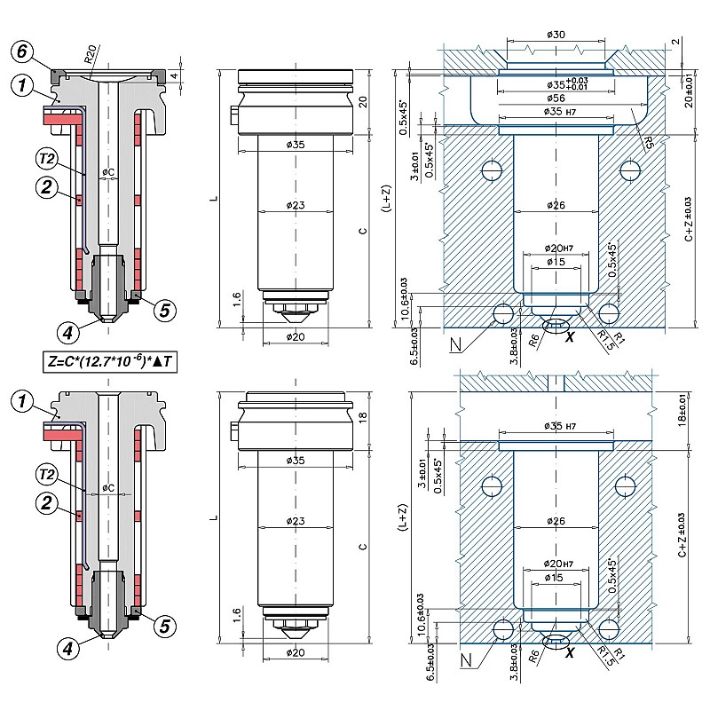 ER model nozzles series 3000