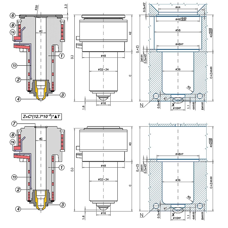 ER-TR model nozzles series 5500